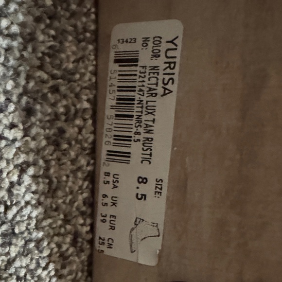 BED|STU Tan and Red Ankle Boots - Picture 4 of 4